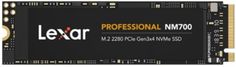 Накопитель SSD M.2 2280 Lexar NM700 512GB PCIe Gen3x4 NVMe 3500/2000MB/s MTBF 1.5M