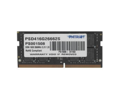 Модуль памяти SODIMM DDR4 16GB Patriot Memory PSD416G26662S Signature Line PC4-21300 2666MHz CL19 1.2V Патриот