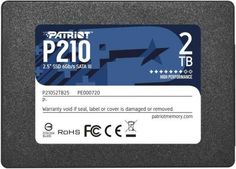 Накопитель SSD 2.5&#039;&#039; Patriot Memory P210S2TB25 P210 2TB SATA 6Gb/s 3D TLC 520/430MB/s 7mm Патриот