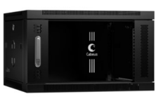 Шкаф настенный 19&quot;, 6U Cabeus SH-05F-6U60/60-BK