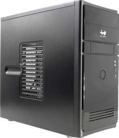 Корпус mATX In Win ENR021BL 6100467 черный 400W (USB 2.0x2, Audio),