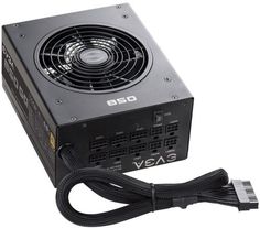 Блок питания ATX EVGA GQ 850W 210-GQ-0850-V2 APFC, 80Plus Gold, fan 135mm, Semi Modular, RTL