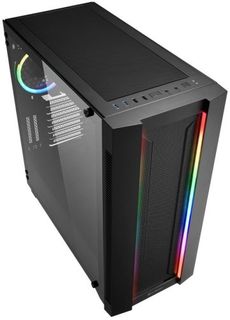 Корпус eATX Sharkoon ELITE SHARK CA200M черный, без БП, с окном, 2*USB 3.0, 2*USB 2.0, audio