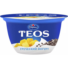 Йогурт Савушкин продукт Teos греческий манго-чиа 2% 140 г