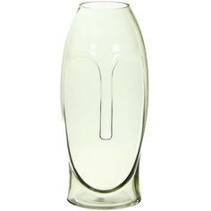 Ваза Hakbijl glass head vase д 15х30 см светло-зеленая