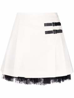 RED Valentino юбка с тюлем пуэн-деспри