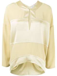 Proenza Schouler White Label блузка с атласными вставками
