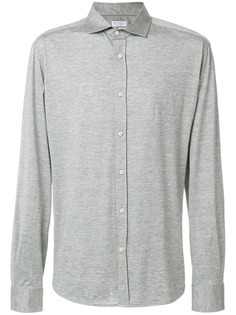 Brunello Cucinelli рубашка с закругленными краями