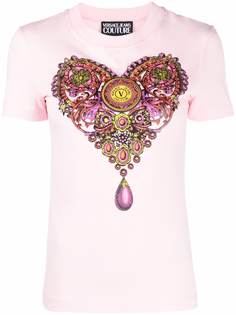 Versace Jeans Couture футболка с узором Barocco