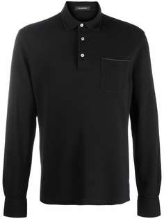 Ermenegildo Zegna рубашка поло с длинными рукавами