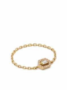 Djula кольцо Sparkle из желтого золота с бриллиантами