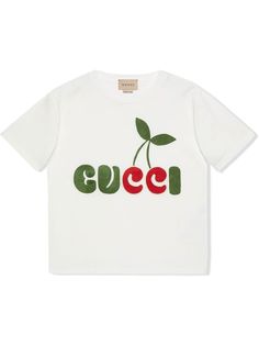 Gucci Kids футболка с принтом