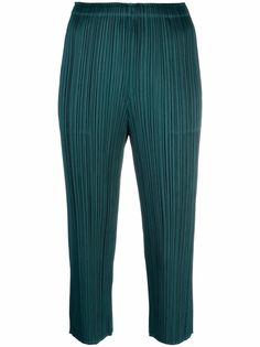 Pleats Please Issey Miyake укороченные плиссированные брюки