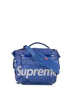 Supreme сумка на плечо в мелкую точку