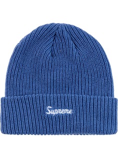 Supreme шапка бини крупной вязки