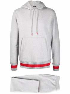Kiton спортивный костюм с вышитым логотипом