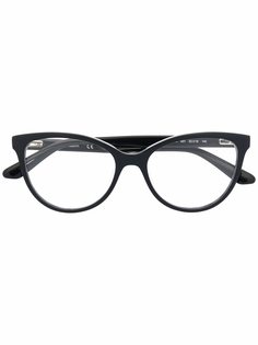Calvin Klein очки в оправе кошачий глаз с логотипом