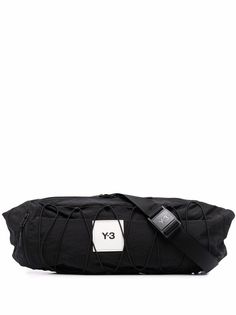 Y-3 сумка на плечо с нашивкой-логотипом