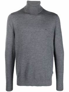 Calvin Klein свитер с высоким воротником и логотипом