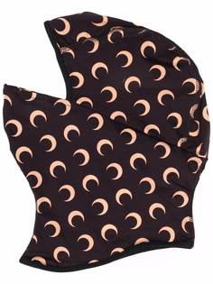 Marine Serre балаклава с принтом Crescent Moon