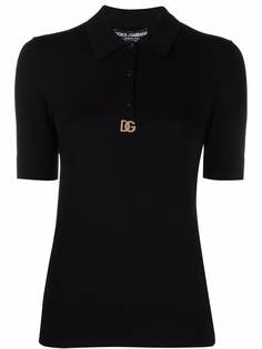 Dolce & Gabbana рубашка поло с логотипом