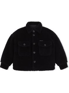 Dolce & Gabbana Kids фактурное пальто на пуговицах