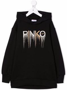 Pinko Kids худи с вышитым логотипом