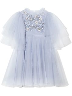 Tutu Du Monde платье из тюля Aster с цветочным декором