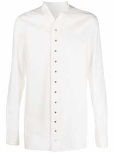 Rick Owens рубашка на пуговицах с V-образным вырезом