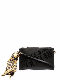 Versace Jeans Couture клатч в стиле колор-блок с принтом