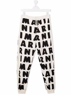 Marni Kids спортивные брюки с логотипом