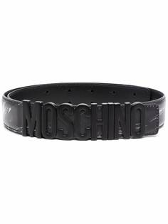 Moschino ремень с эффектом разбрызганной краски