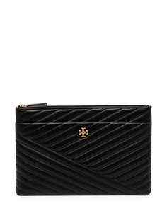 Tory Burch клатч Kira с узором шеврон