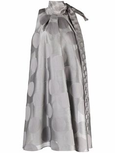 Max Mara платье в горох с бантом