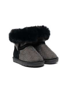 Monnalisa угги с отделкой из искусственного меха