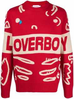 Charles Jeffrey Loverboy джемпер Loverboy вязки интарсия с отделкой в рубчик