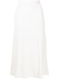 MRZ юбка миди А-силуэта с завышенной талией