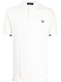 FRED PERRY рубашка поло с вышитым логотипом