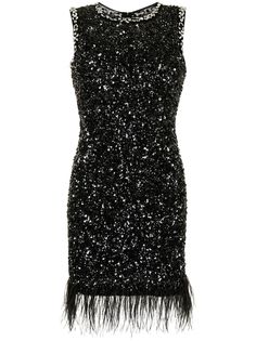 Rachel Gilbert платье мини с пайетками
