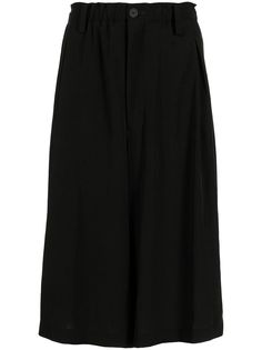 Yohji Yamamoto юбка миди с завышенной талией