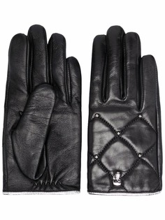 Karl Lagerfeld перчатки K/Ikonik с заклепками
