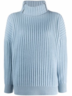 Brunello Cucinelli кашемировый джемпер в рубчик