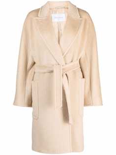 Max Mara пальто с приспущенными плечами и запахом