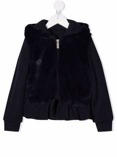 Lapin House куртка с капюшоном и искусственным мехом