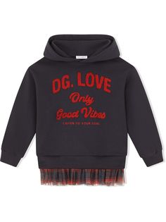 Dolce & Gabbana Kids худи с отделкой в клетку