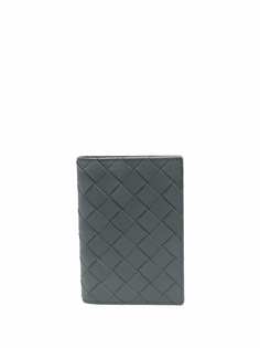Bottega Veneta обложка для паспорта с плетением Intrecciato