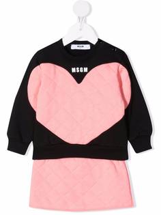 MSGM Kids спортивный костюм с логотипом