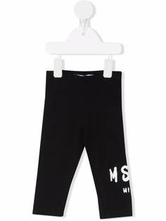 MSGM Kids легинсы с логотипом