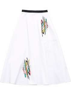 Christopher Kane юбка миди с пайетками