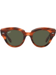 Ray-Ban солнцезащитные очки Roundabout в оправе черепаховой расцветки